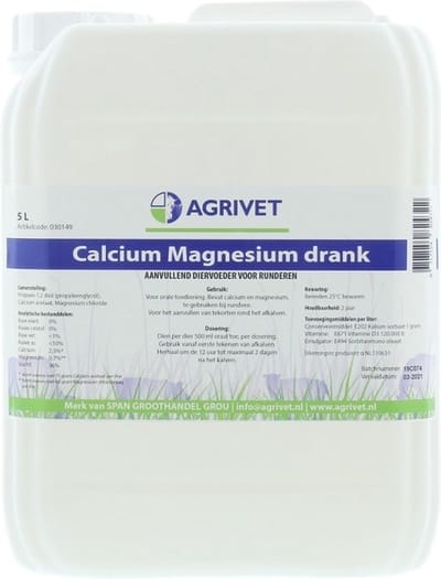 Agrivet Calcium magnesium drank 5L