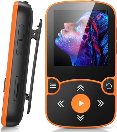 Draagbare Muziekspeler - Digitale Audio - Sport En Reizen - Ingebouwde Clip - 15 Inch Scherm - Oranje