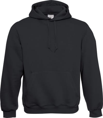 Hooded Sweatshirt B&C Collectie maat XS Zwart