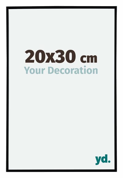 Your Decoration - Fotolijst 20x30 cm - Kunststof - Zwart Mat - Evry