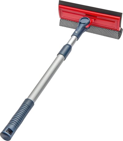 Professionele raamwisser 2-in-1 met telescopische verlengstang voor optimale reiniging