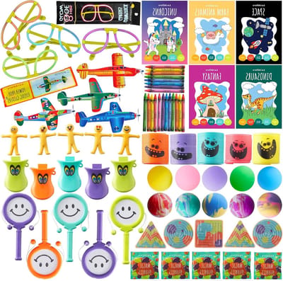 Premium verjaardagsgeschenkset voor kinderen met speelgoed, cadeauzakken en vullingen voor meisjes en jongens, perfect voor feestjes en gasten