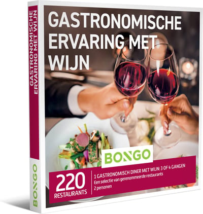 Bongo Bon -Gastronomische Ervaring Met Wijn- Cadeaukaart