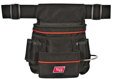 Tayg Professionele Gereedschapsriem – 900D Polyester – Verstelbaar – Met 6 D-Ringen & Telescopisch Zak