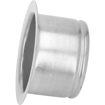 114mm Verlengde Spoelbakflens Roestvrij Staal Diepe Afvalvermaler Flens Keuken Spoelbak Flens Vervangingsonderdelen white