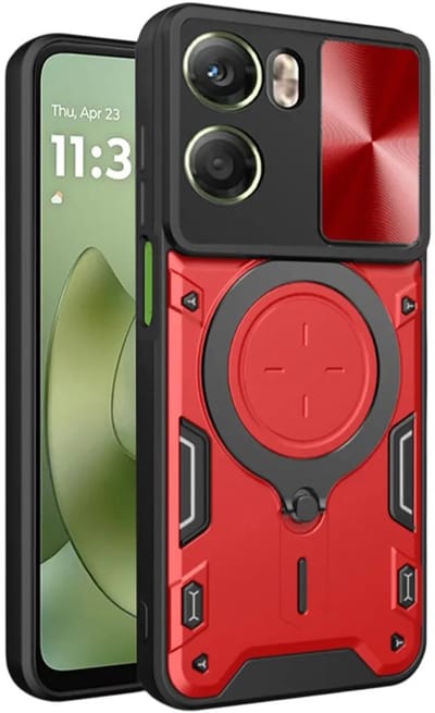 Hoesje geschikt voor Motorola Moto G06 - Techsuit CamGuard Pro Back Cover - Rood