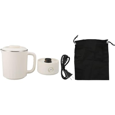 Reis Waterkoker 600W 600ml 304 Roestvrij Staal Draagbaar Warmwaterkoker Verwarmer voor Thee L
