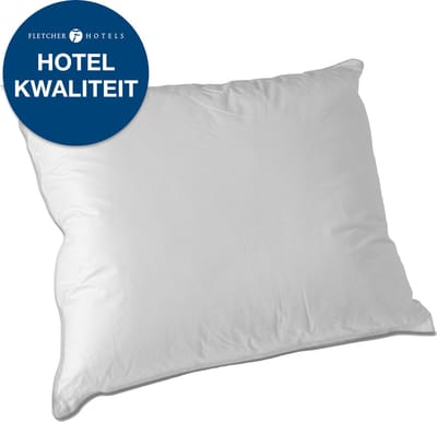 Fletcher Hotels - Hoofdkussen Dons - Hotelkwaliteit - Rugslaper - Buikslaper - Zijslaper