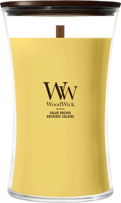 WoodWick Hourglass - Solar Orchid - Large Geurkaars - 130 branduren
