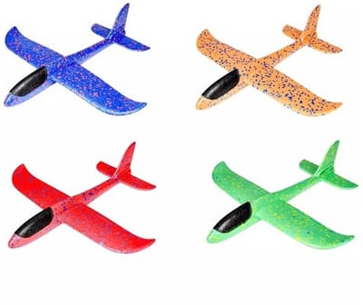 Groot schuim zweefvliegtuig - Schuim Werp Vliegtuig - Buitenspeelgoed - Foam Airplane.