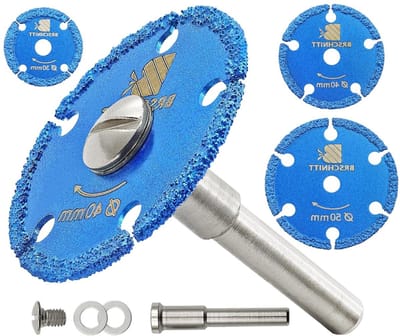 Solidchoice - Mini Diamant Cirkelzaagblad Set van 3 voor Hout en Metaal