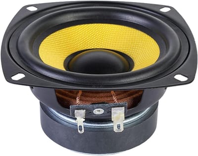 Full Range Speaker - Audio Sound - Home Theater - Fiber Glass Basin - 3 Inch 4Ohm - Black