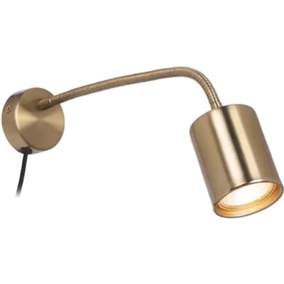 Eglo Wandlamp Portella Zwart Goud Gu10 5w