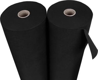 Zwart Tuinvlies en Onkruidvlies 1,6m 100g/m² met UV-bescherming voor Tuinbouw en Landbouw