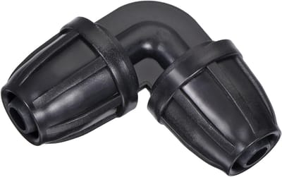 Druppelirrigatie elleboog fitting voor 8 mm/11 mm slang - Perfect voor tuin druppeltape en sproeiers, set van 8