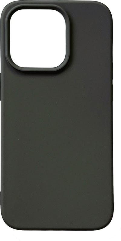 Casemania Hoesje Geschikt voor Apple iPhone 14 Pro - Grijs - Extra Stevig Siliconen Back Cover