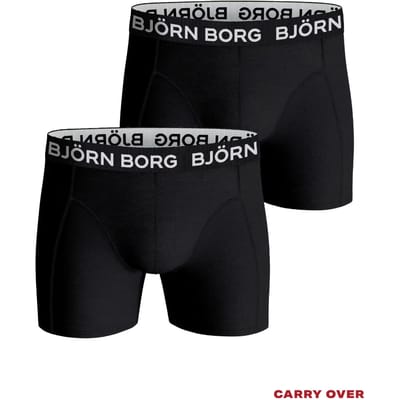 Björn Borg Jongens Boxershorts Katoen 2 stuks Zwart - Maat 158-164