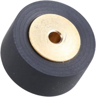 Druk Riem Katrol Wiel - Cassette Speler Onderdeel - Tape Recorder Reparatie - Duurzaam Rubber Component - 13.5x8x6.5mm - Zwart