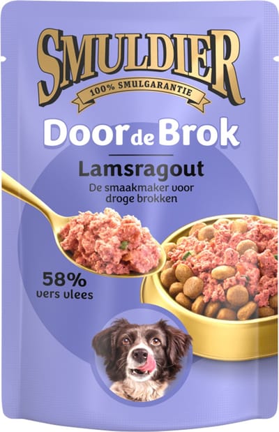 Smuldier Door de Brok Lamsragout 16 stuks | natvoer