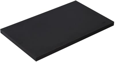 Badplaats Wastafelblad Angela 80 x 48 x 3,5 cm – Zwart Houtnerf – Wastafelblad voor Onderkast