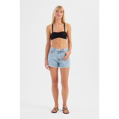 Lace Strappy Bh met Hartvormige Nek