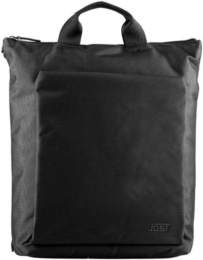JOST Rugzak Schoudertas met laptopvak Balling X-Change Bag Black Zwart
