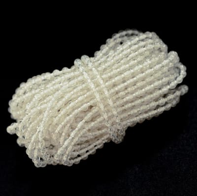 Rolgordijn Kettingkoord - Kralenketting Plastic Parels - Raambekleding Repareren - In Lengte Verstelbaar - 10 Meter - Transparant Beige