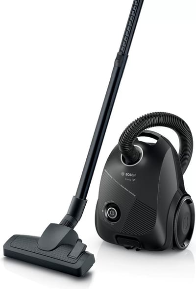 Bagged Vacuum Cleaner BOSCH BGBS2BA2 Black 600 W