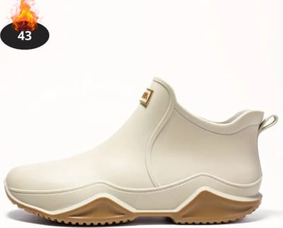 Nivard Waterschoenen Voor Kinderen & Volwassenen - Aqua Shoes - Aquaschoenen - Regenlaarzen - Beige - 43