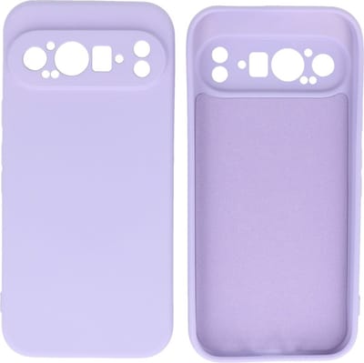 Hoesje Geschikt voor de Google Pixel 9 Pro XL - Fashion Backcover Hoesje - Colorful Telefoonhoesje - Paars