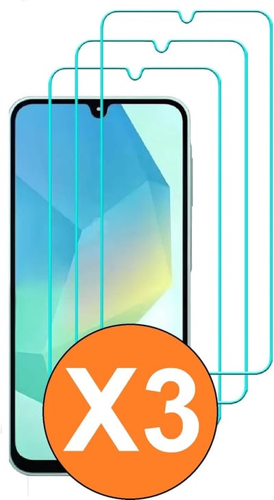 Screenprotector geschikt voor Samsung Galaxy A16 5G - gehard glas Tempered Glass - 3 Stuks