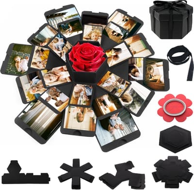 Bovista Foto Opbergbox - Explosion Gift Box - Fotobox - Explosie Foto Doos - Exploding Box