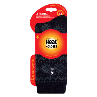 Jacquard thermische sokken voor heren voor de winter