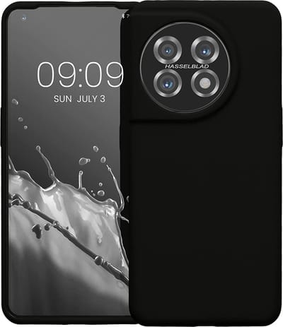 Casemania Hoesje Geschikt voor OnePlus 11 Zwart - Siliconen Back Cover