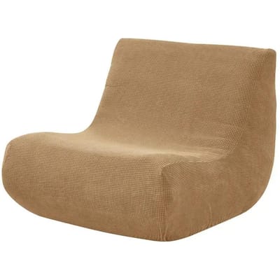 Rekbaar Polair Fleece Armloze Bankhoes Woonkamer Effen Lounge Bankhoes All-inclusive Copri Divano Fundas Para Sillones