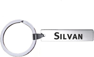Sleutelhanger Met Naam - Silvan - RVS