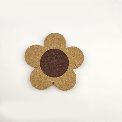 Houten Bloemen Onderzetter Scandinavische Stijl Bloemvorm Kurk Onderzetter Keuken Isolatiemat Eettafel S