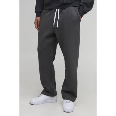 Basic oversized drop-crotch jogger | Charcoal | Size Small