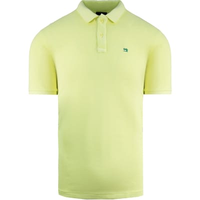 Scotch & Soda Korte Mouw Katoen Heren Geel Poloshirt 142734 0244