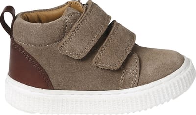 Vertbaudet Lederen bottines met klittenband voor jongensbaby''s