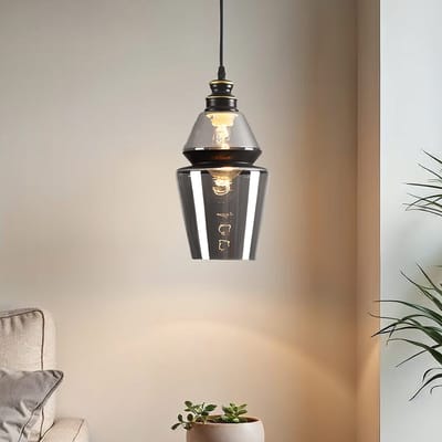 LumenXL 1-lichts hanglamp Sofie - langwerpig glas