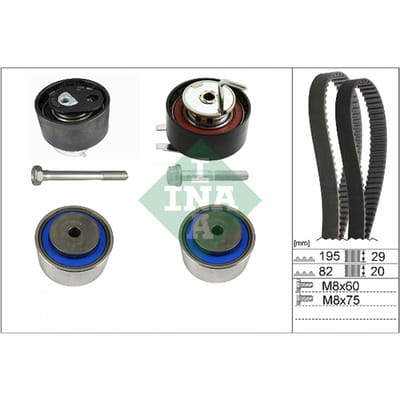 Schaeffler Ina Distributieriemset (riem + poelie) INA 530 0767 10