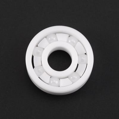 1 stuks Witte Kleur ZrO2 Keramisch Miniatuur 608 Kogellager voor Vingertop Speelgoed Spinner 8*22*7mm