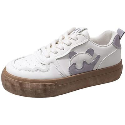Schoenen met dikke zool Dames Lente en Herfst Veelzijdige Kleine Witte Schoenen Nieuwe Koreaanse Casual Sportschoenen 40 gray