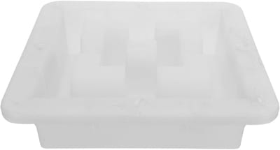 Betonmal Holle Stenen - Cementsteenmal Gietvorm - Tuinbestrating Maken - Snelle Loslating - 20 x 20 x 6 cm - Wit