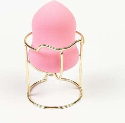 Beauty Blender Standbeeld Beeldje Decor Make-Up Spons -Poederdons Beugel Doos Droger Organizer Beauty Plank Holder-Nieuwe Ontwerp Make-Up Puff Rack- Spons Houder Make-up Powder Puff Blender- Opbergrek Spons Drogen Stand Houder 1pcs