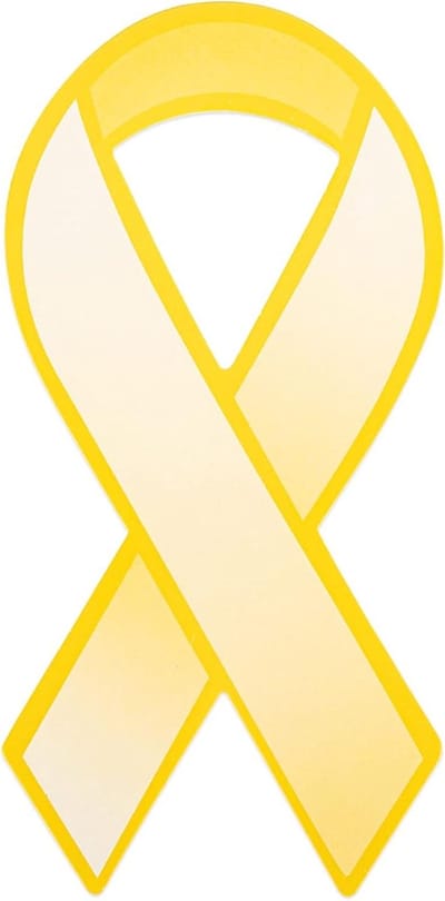 Gouden Papieren Linten - Linten Vorm - Bewustzijns Campagnes - Kindercancer Thema - 50 Stuks - Goud