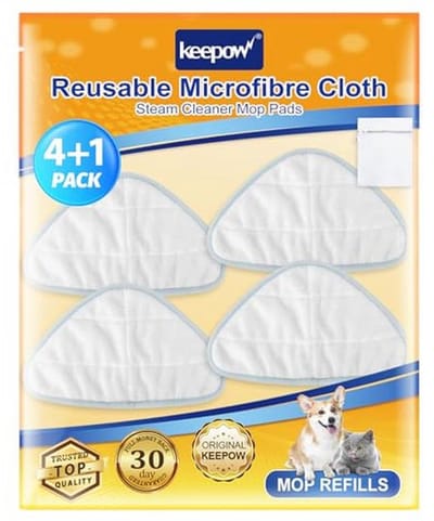 Verwisselbare Stoommop Pads - 4 Stuks Microvezel Doeken voor Stoomreinigers