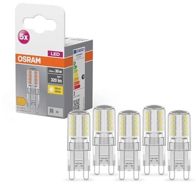 Heldere G9 LED Lamp Warm Wit 320 Lumen - 5-Pack