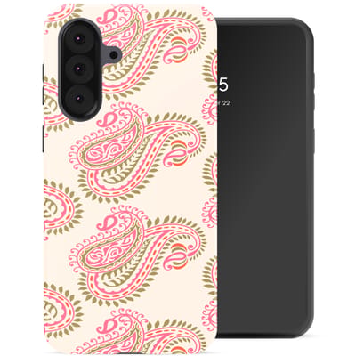 Selencia Hoesje - Geschikt voor Samsung Galaxy A37 (5G) - Backcover - Paisley Blush